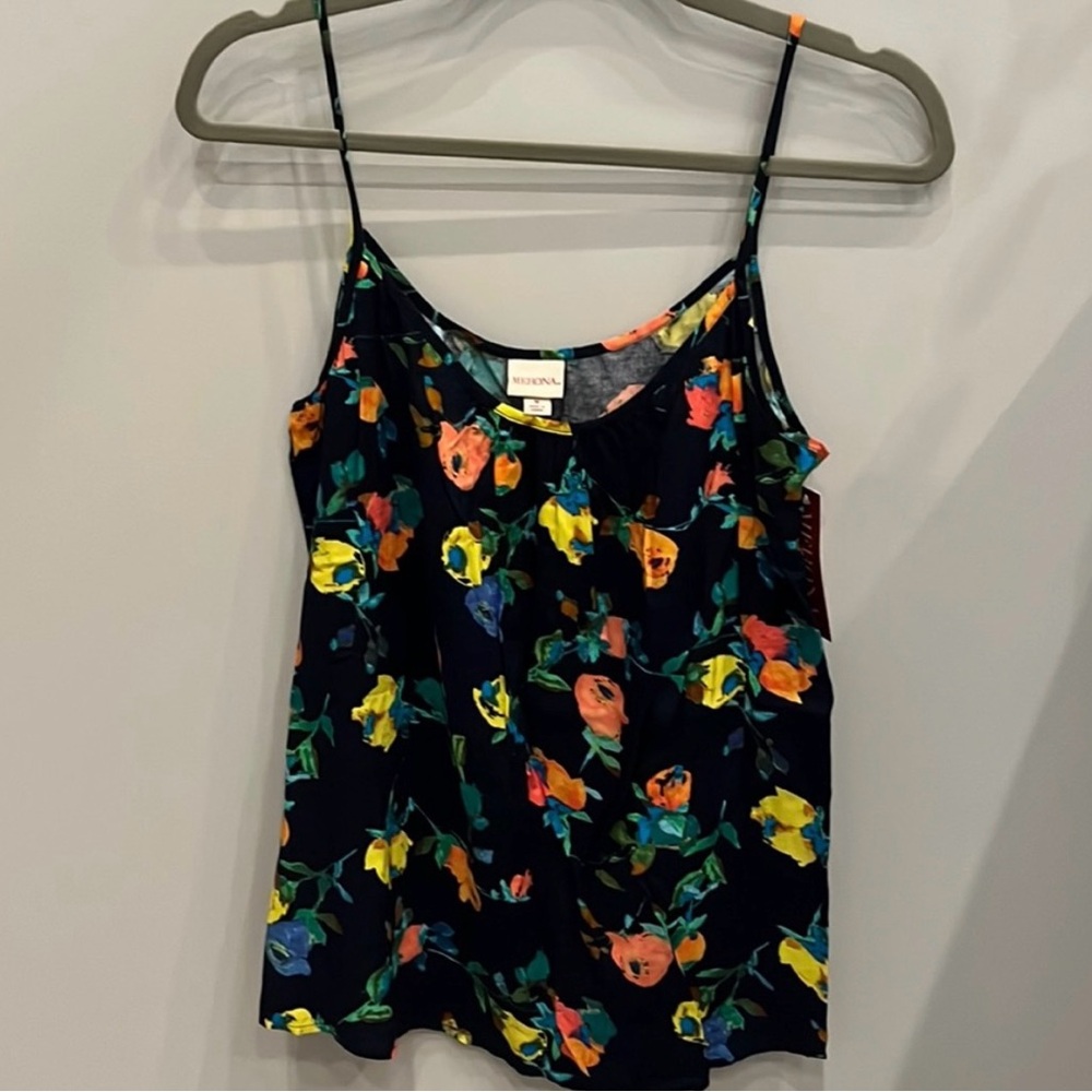 Merona Dark Blue Floral Camisole